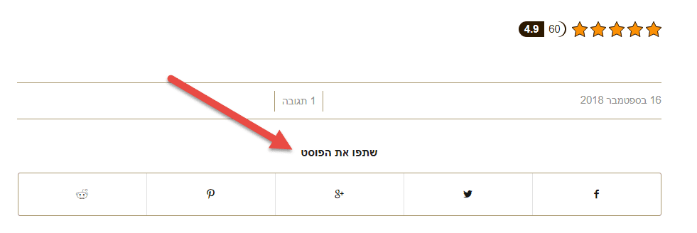 סייט-איט-פרק-8-11-2 קידום אתרים SEO לאתרי מסחר אלקטרוני כפתורי שיתוף לרשתות חברתיות